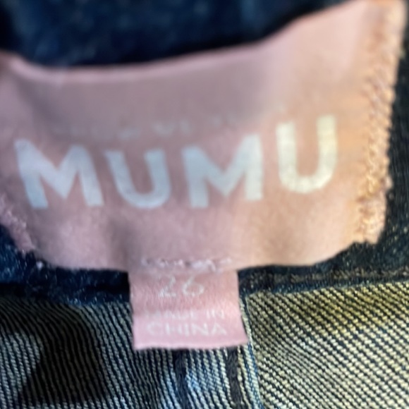 Show Me Your Mumu Slim Retro '70s High Waist Farrah Flare Trouser Downpour New - Picture 8 of 8